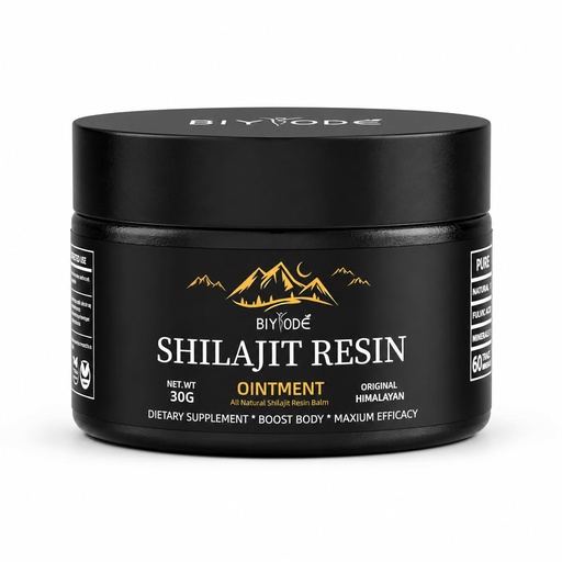 [BRSRAY33BAMB62TF] Pure Shilajit Resin Himalayan - with Fulvic Acid 85 Trace Minerals Vegan Non-GMO Energy Supplement for Men Ancient Ayurvedic Formula 600mg 50 Servings
