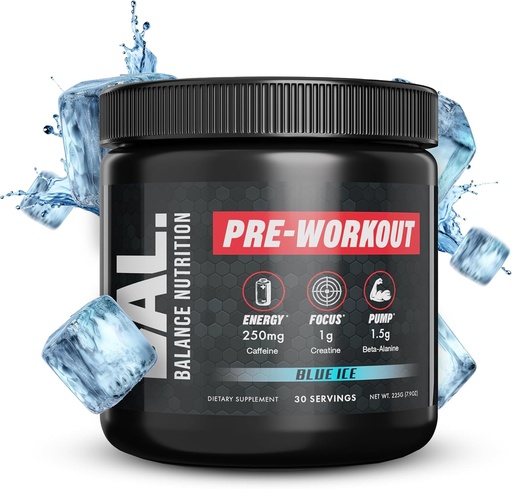 [BRSRA2Y2C57RS2DG] Pre- Work Out, 30 Servering (Blue- Ice)