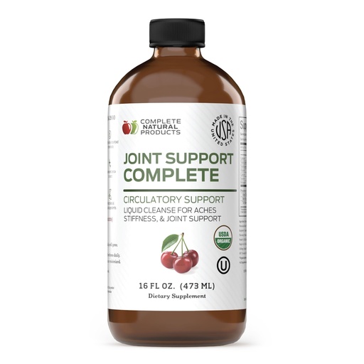 [BRSROGIKB4CWCCLG] Complete Natural Products Joint Support Complete – 16 Fl Oz Organic Liquid Joint Supplement with Glucosamine Chondroitin MSM – Natural Uric Acid Cleanse & Herbal Joint Health Support for Mobility