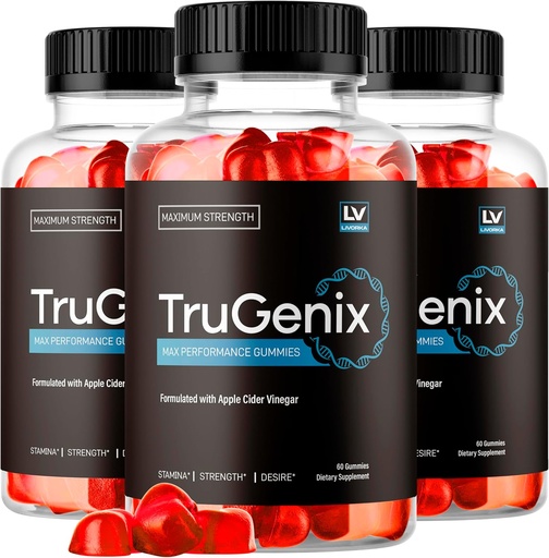 [BRSRAAQ3OIIAKA35] (3 Paket) TruGenix Gummies, Men üçün TruGenix Gummies, Official TruGenix Gummies Advanced Formula, TruGenix ACV Gummies, TruGenix Support Supplement Gummies, Premium Formula, 3 Aylıqlar üçün 180 Gummies