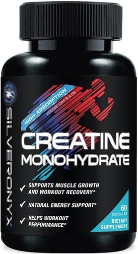 [BRSRAEIYAB7BA3LL] Creatine Monohydrate 3000mg Per Serving - 3X Strength Micronized Creatine Powder - Supports Lean Muscle, Strength, Energy, & Endurance - All Natural Supplement, Non-GMO, Bottled in USA - 60 Capsules