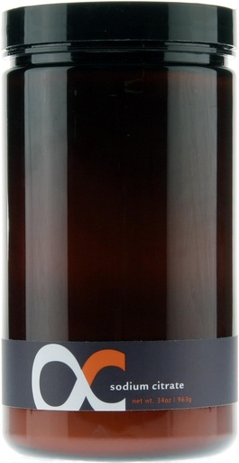 [BRSROHYYBFYRY333] 4mular Pure Sodium Citrate in Amber Jar 34 oz