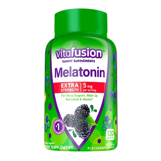 [BRSRAYYYCJ6G2HT4] Vitafusion Fiber Well Fit Gummies, 90 Count and Extra Strength Melatonin Gummies, 120 Count Bundle