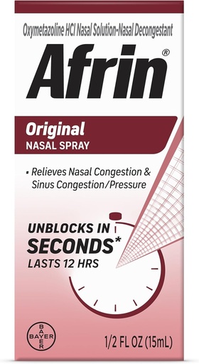 [BRSWKEAHC55R2GD4] Afrin Original Spray, 0.5 Ounce