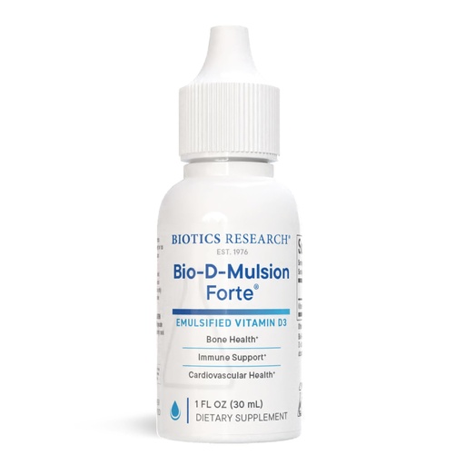 [BRSWIFYTAUIBA2IZ] BIOTICS RESEARCH Bio-D-Mulsion Forte Liquid Vitamin D Drops 4000 IU – Vitamin D3 2000iu /Drop for Adults –Best Absorption, Strengthens Bones, Supports Cardiovascular & Immune System -1 fl oz