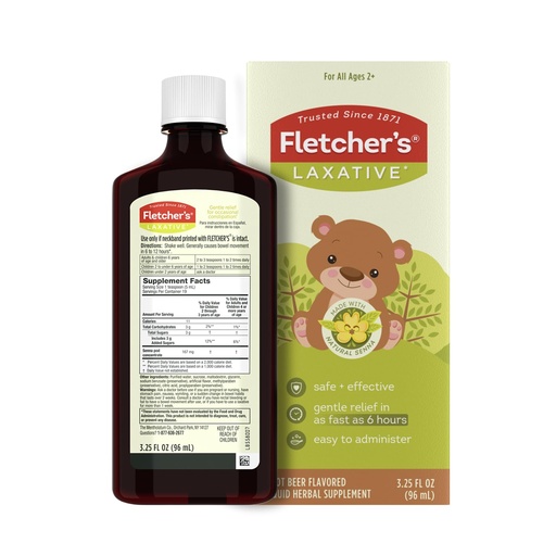 [BRSWI2TRCRYQAEQ5] Fletcher's Laxative, Root Beer, 3.25 Ounce
