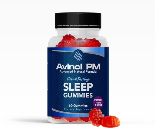 [BRSROGQCOYMB4E3F] Sleep Gummies - Advanced Natural Formula with L Theanine, Passionflower, Chamomile, and Lemon Balm - Made in The USA, Passion Fruit Flavor, 60ct