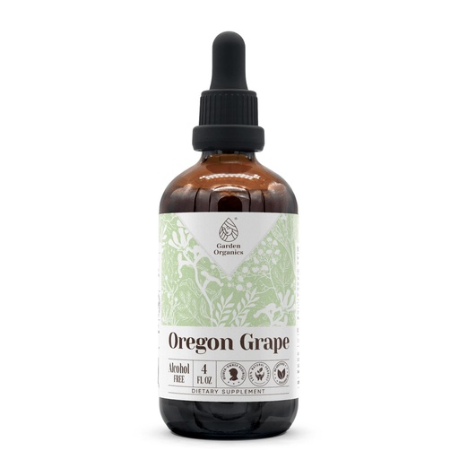 [BRSRMYI6PMOQ2D3D] Oregon Grape Alcohol-Free Natural Tincture Extract, Immune System Booster, Liquid Drops Made from 100% (4 fl oz)
