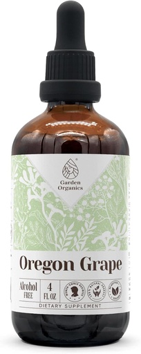 [BRSRMYI6PMOQ2D3D] Oregon Rypäleen alkoholiton luonnollinen Tincture Extract, immuunijärjestelmän Booster, Liquid Drops Valmistettu 100% (4 fl oz)