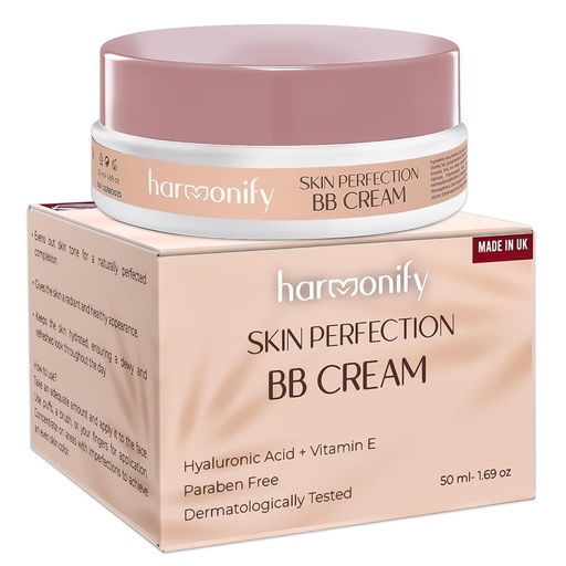 [BRSROBLQDMCRUALP] BB Moisturizing Cream with Hyaluronic Acid and Vitamin E, Body and Face Moisturizer for Dry Skin | Daily Moisturizer, Oil-Free, Fragrance Free, Non-Comedogenic, Made in Europe