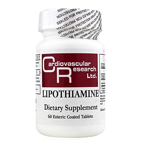 [BRSWIYAOBQGR23TY] Cardiovascular Research Lipothiamine, White, 60 Count (THIAM2)