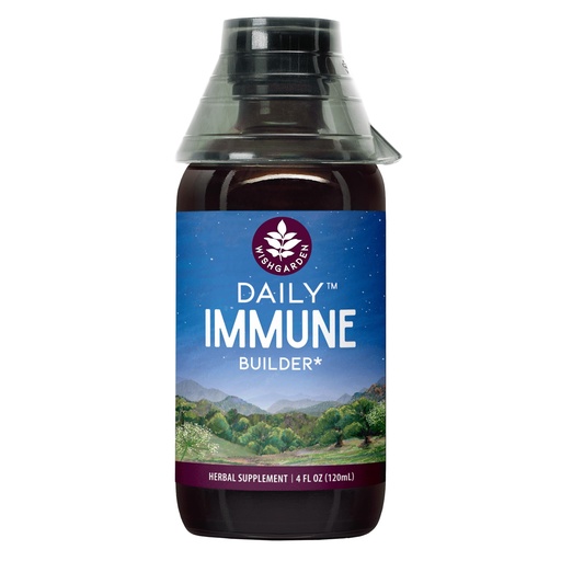 [BRSWYFAEDMMRE2DZ] WishGarden Herbs Daily Immune Builder, Organic Elderberry & Astragalus, Liquid Immune Support Tincture, Echinacea, Cleavers, Burdock, Gluten-Free, Vegan, Adult Formula, 4oz