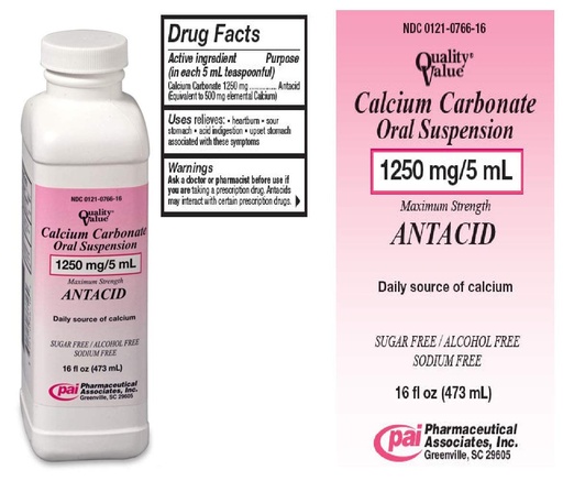 [BRSWIYQHBABWOCDU] Calcium Carbonate Oral Suspension 1250mg/5 ml - 16 Oz.