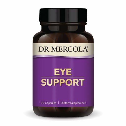 [BRSWIZQQBB4B4YLI] Dr. Mercola Eye Support - Supports Eye & Vision Health - with Lutein, Zeaxanthin, Organic Astaxanthin & Black Currant - Non-GMO, Gluten-Free & Soy Free - 30 Capsules (30 Servings)