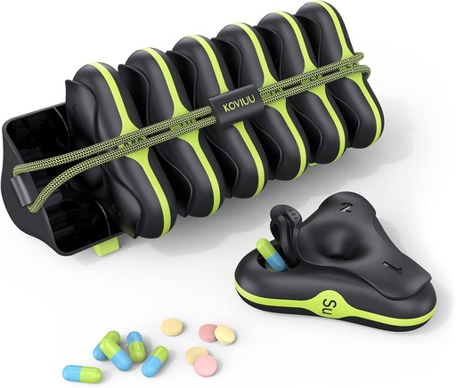 [BRSRMCT4AEFG2YAV] Haftalık Pill Organizer 3 Zaman Bir Gün, Büyük Seyahat Pill Box 7 Gün, Detachable Daily Pill Case, Vitamins Supplement Medicine Organizer Box, Pill Konteyner Sahibi