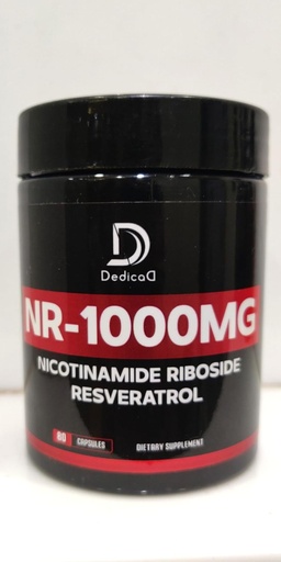 [BRSRAGTROYPBQ3IY] NAD добавки з Nicotinamide Riboside і Trans Resveratrol - NR для чоловіків і жінок - 80 капсул