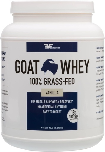 [BRSWGGAQBB6QEE3D] Goat Whey Protein | Grass-Fed | från Pastured Goats- Natural Vanilla