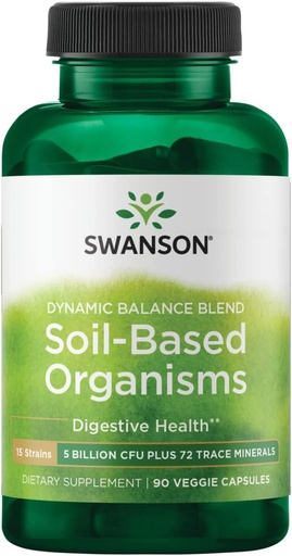 [BRSWGHAKDECAGA3O] Swanson Ultra Dynamic Balanced Blend Soil-Based Organisms 5 Billion Cfu 90 Veg Caps