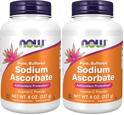 [BRSRAY3RO4MROHL3] NOW Supplements, Sodium Ascorbate Powder, Buffered, Antioxidant Protection*, 8-Ounce (Pack of 2)