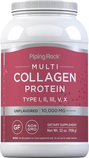[BRSRMHAHDEGWOADG] Piping Rock Multi Collagen protein Powder = 32oz ================ =======================================================================================================================================================================================================================