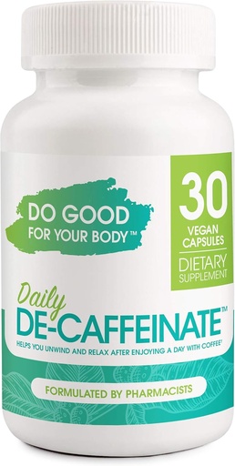 [BRSWGAT7OZYQO2A2] Descafeinado diário, Rutaecarpina, Atuação natural não-addictive deep sleep aid para café, amantes da cafeína, relaxar e relaxar, 30 cápsulas