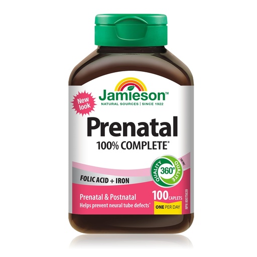 [BRSWIEYIOB6R2GYZ] Jamieson Prenatal Multivitamin 100Caplets