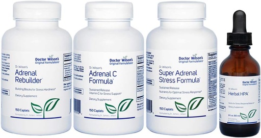 [BRSWKYI5BYFB4GAZ] Dr. Wilson's Adrenal Fatigue Protocol kit for Adrenal Support HPA Large