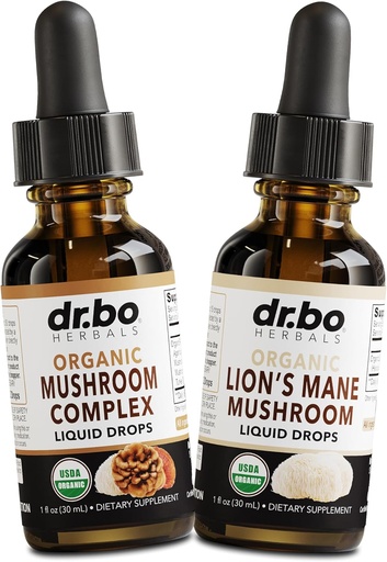 [BRSRAEAHOF6A2DLD] Organic Lions Mane Mushroom Complex Lion's Mane Mushroom Liquid Tincture Focus, Fog, Brain Health Lisäravinteet - Leijonien täydennysosa Extract
