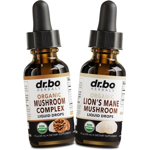 [BRSRAEAHOF6A2DLD] Organic Lions Mane Mushroom Complex Liquid Drops - Organic Lion's Mane Mushroom Liquid Tincture Focus, Fog, Brain Health Supplements - Lions Supplement Extract