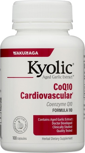 [BRSWIYQ2PN4WI2D6] Kyolic Aged Garlic Extract Formula 110, CoQ10 Cardiovascular
