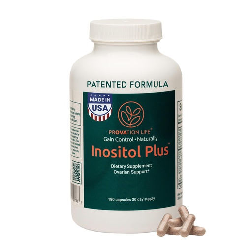 [BRSRAGQNO4CW23D6] Inositol Plus Supplement for Women | Ovarian Health, Hormone Balance, Fertility, Ovulation | 40:1 Myo-Inositol D-Chiro & 12 Ingredients | Developed by Medical Doctor | 120 Capsules