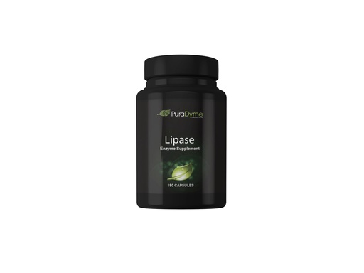[BRSWGEI3CIIRSCA3] PuraDyme Lipase Enzyme 180 Capsules Digestive Enzyme (1)