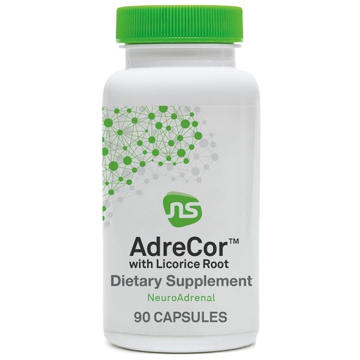 [BRSWIEYEDEOGAFIV] Neuroscience AdreCor with Licorice Root - Cortisol Supplement for Women & Men with Vitamins & Amino Acids - Calm Aid for Energy, Adrenal Health, and Stress Resilience (90 ct)