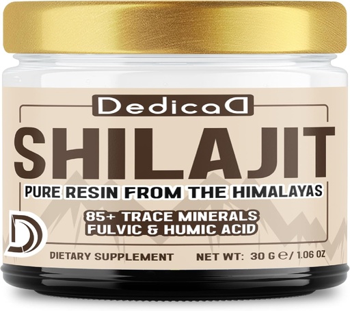 [BRSROEI3AAOROC3O] Shilajit Pure Himalayan Organic Resin 30grams - Shilajit Suppplement Contains Natural Fulvic, Humic Acid & 85 Others - 60 Servings for Body Balance, Heart, Immune Health