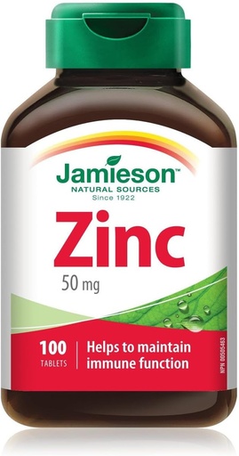 [BRSWIEIZOQMB6DQV] Jamieson Laboratories Zinc 50 Mg