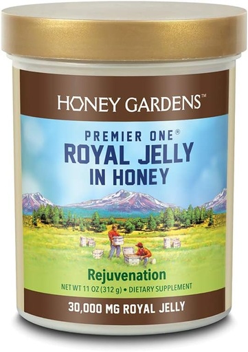[BRSWIY3YAR4RM3DK] Premier One Royal Jelly In Honey, 30000 Mg, 11 Ounces