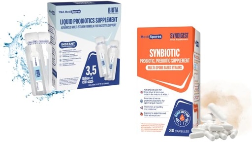 [BRSRABQ7O4MAIGQ6] Biota Instant Probiotic Daily Drink for Digestive Health & Syndigest Dual Benefit Prebiotic & Probiotic for Gut Health