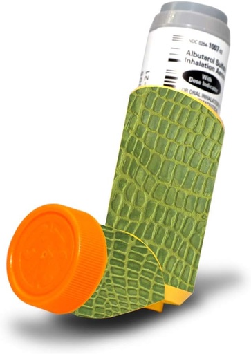 [BRSWGBT6OEIQ23TF] MightySkins Skin for Proventil HFA Asthma Inhaler - Croc Skin | Protective, Durable, and Unique Vinyl Decal wrap Cover | Easy to Apply, Remove, and Change Styles | Made in The USA