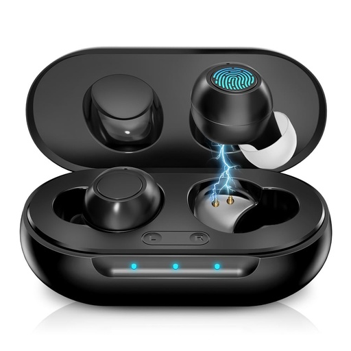 [BRSRMCATAADRSCDB] Hearing Aids Reachrgeable-Hearing Aids For Senior,Digital Hearing Amplifier Sound Amplifier for Ears Hearing Aid Earbuds Devices for Adult, Black