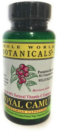 [BRSWIZQ6OMPGKELC] Whole World BOTANICALS Royal Camu Trial Size, 70 CT