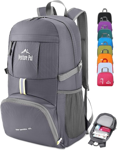 [BRSWKHY4PIGGKG3P] Venture Pal 35L Ultralight Lightweight Packable Foldable Travel Camping Hiking Outdoor Sports Backpack Daypack