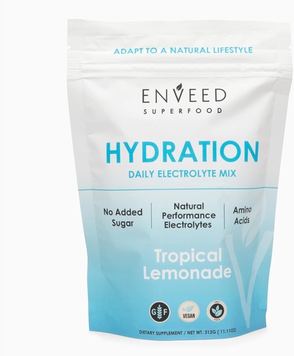 [BRSRM23QAUMWYFDO] SUPERFOOD Hydration | Sugar Free Active Muscle Recovery Mix for Men & Women — Vitamin C, Zinc, Magnesium & BCAA Amino Acids | Maximize Workout Hydration with Premium Electrolytes — 20 Servings