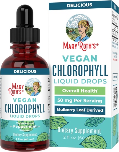 [BRSWYGL2CF7WYHLX] MaryRuth Organics Chlorophyll Liquid Drops ← Clean Label Project Certified® Silencio Vegan Silencio no diluido Liquid Chlorophyll Tortura Mulberry Derived Supplement for 14+ Silencio Non-GMO ← Delicious Minty Flavor Silencio 2 Fl Oz