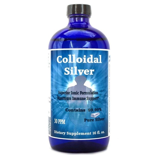 [BRSWYFAFCABBQDLJ] Superior Colloidal Silver 30PPM 16 fl oz Ionic Made with 99.99% Pure Ag