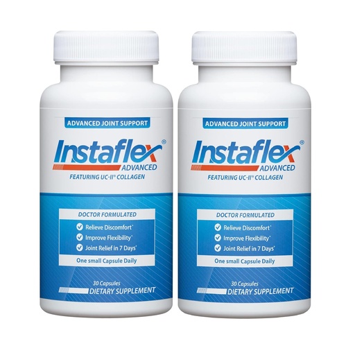 [BRSWGZL5DF4GMG3X] Instaflex Advanced Joint Support Nutritional Supplement Capsule with Doctor Formulated Joint Relief Supplement, Featuring UC-II Collagen & 5 Other Joint Discomfort Fighting Ingredients, 60 Ct
