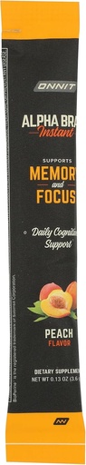 [BRSWG2Y7DN5AE3AV] Onnit Labs Alpha Brain Instant Peach, 0,13 Oz