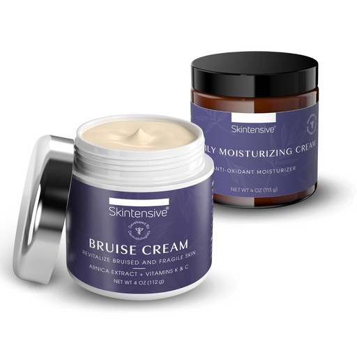[BRSROGDQCQHQOA3L] SKINTENSIVE Hydrating Cream Bundle – Moisturizing Care for Dry, Delicate Skin – Daily Use for Face, Hands & Body – (4oz Each)