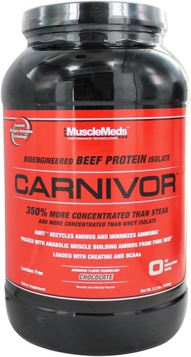 [BRSWIFT6CR4QI3LI] MuscleMeds - Carnivor Bioengineered Beef Protein Isolate Chocolate - 2,25 фунта.