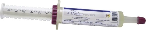 [BRSWIZQ6OB6AAF3I] Hyalogic Hyalun PRO Gel – Hyaluronic Acid Horse Joint Supplement – Pre & Post Event Booster – 30cc Equine Syringe Oral – 3 Full Administrations Hyalun 100mg Pure Hyaluronic Acid (HA)