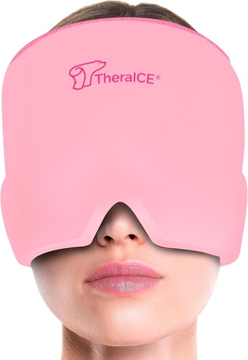 [BRSW2EDYABYBQGQ7] TeraICE Fejfájás Segítő Cap, Migrén Ice Pack Termékek, Nők Cooling Gel Hat, Face Cold Compress Head Wrap A stressz. Nagy születésnapi ajándék anya, nővér, nagyi, barátnője, & tanár
